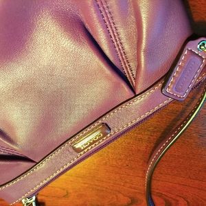 Coach Purple Wristlet